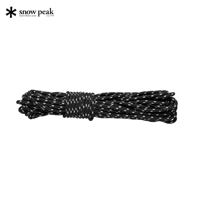 スノーピーク snow peak ブラックロープ 4mm 10mカット