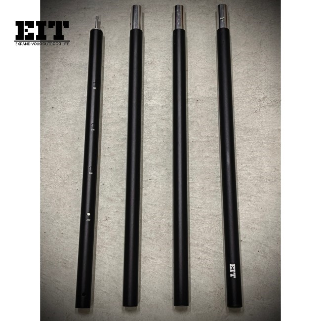 ＼期間限定30％OFF！／ エイト ユナン EIT YUNAN Black Pole (250-280cm) タープポール