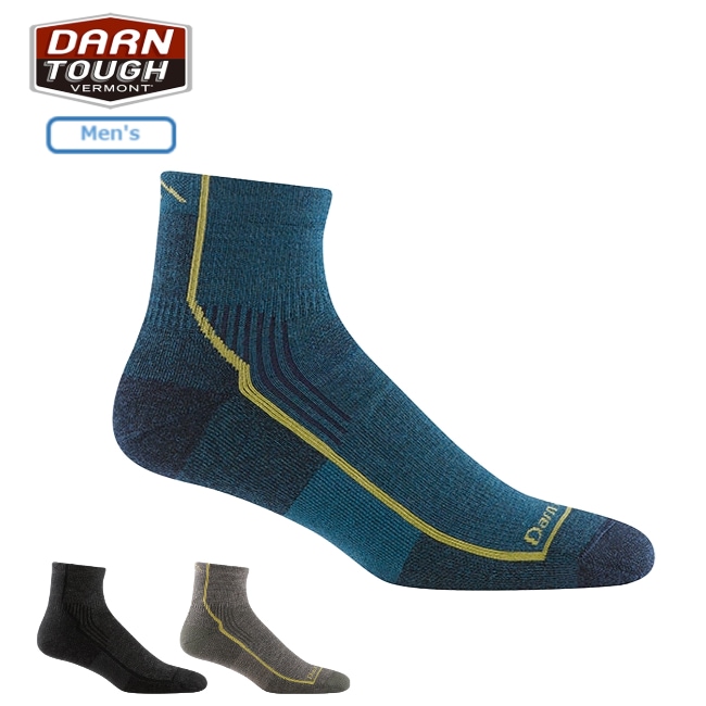 ダーンタフ DARN TOUGH ハイカー1/4ソック ミッドウェイトクッション メンズ 1959