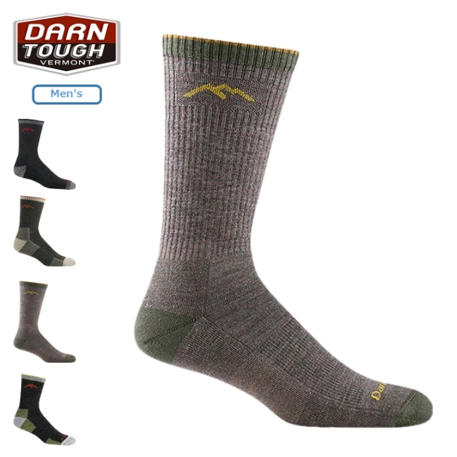 ダーンタフ DARN TOUGH マイクロクルー ミッドウェイトクッション メンズ 1466