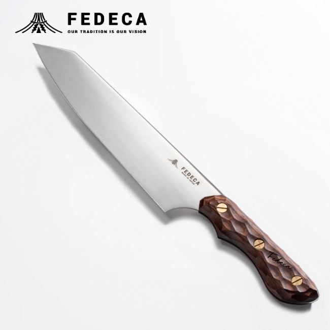 フェデカ FEDECA 三徳包丁 大 名栗ブラウン