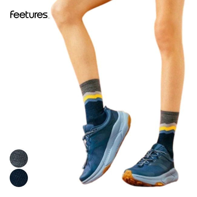 フィーチャーズ Feetures メリノ10マックスクッションミニクルー MERINO10 MAX CUSHION MINI CREW