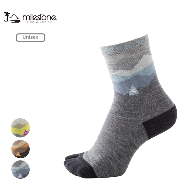 マイルストーン milestone オリジナル メリノ ソックス original MERINO socks MSS-004