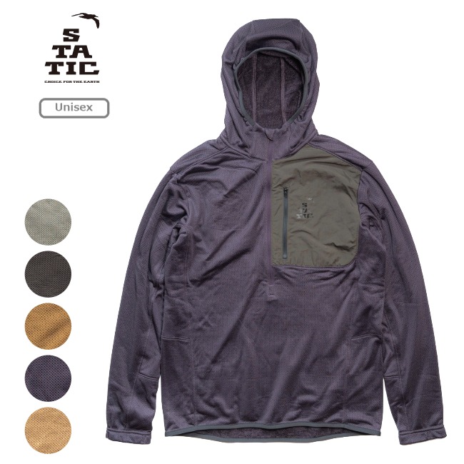 スタティック STATIC アドリフト ハーフジップ フーディ ユニセックス ADRIFT HALF ZIP HOODY Unisex
