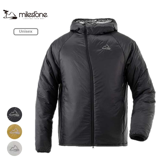 マイルストーン milestone ヒートウェイブチタニウムフーディ Heatwave Titanium Hoody