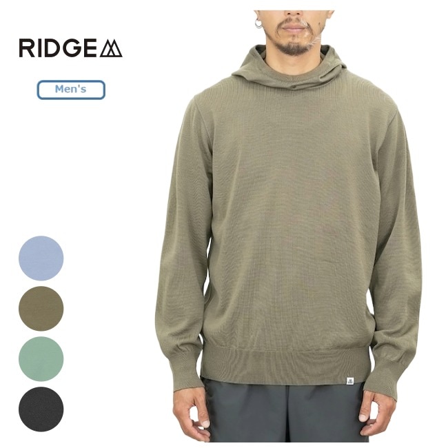 リッジマウンテンギア RIDGE MOUNTAIN GEAR メリノプラックスフーディーセーター メンズ Merino PlaX Hooded Sweater Ms