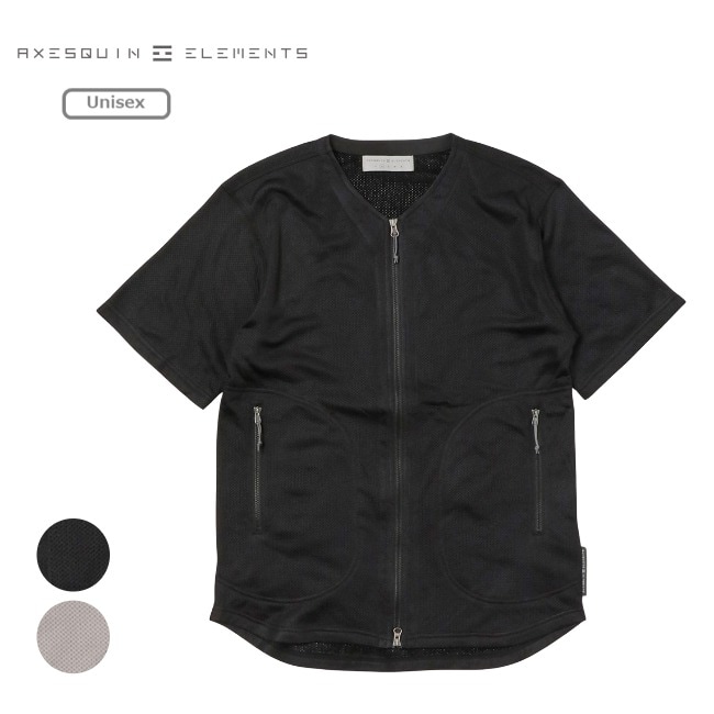 アクシーズクインエレメンツ AXESQUIN ELEMENTS オクタの半袖カーディガン