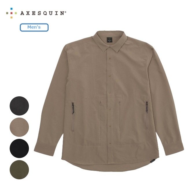 アクシーズクイン AXESQUIN ロングスリーブ ベンチレーションシャツ メンズ LS Ventilation Shirt Ms