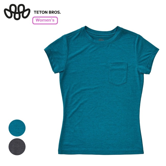 ティートンブロス Teton Bros. ベイパーポケットティー ウィメンズ Vapor Pocket Tee WS