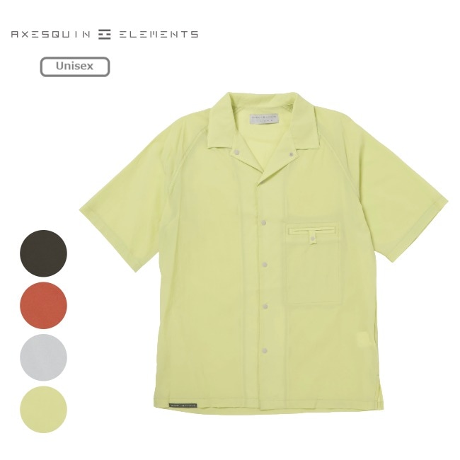 アクシーズクインエレメンツ AXESQUIN ELEMENTS 軽くて涼しい半袖シャツ ユニセックス