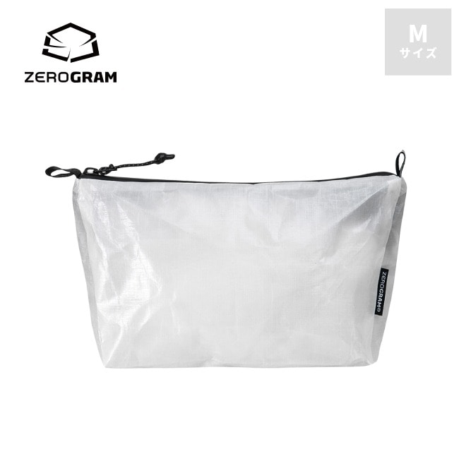 ゼログラム ZERO GRAM ハイカーポーチ M ウィズ ダイニーマ Hiker Pouch M with Dyneema White
