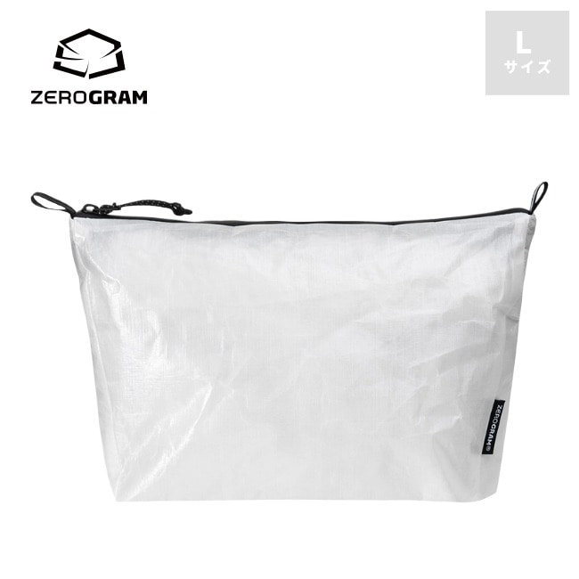 ゼログラム ZERO GRAM ハイカーポーチ L ウィズ ダイニーマ Hiker Pouch L with Dyneema White