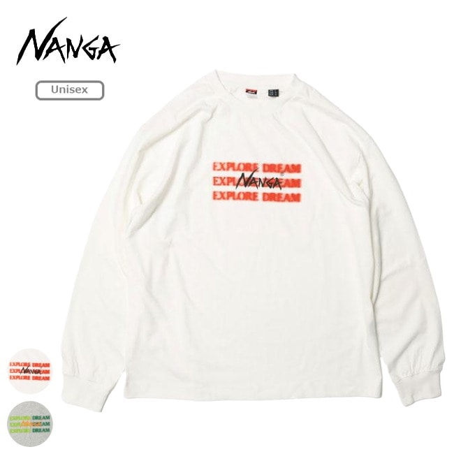 ナンガ NANGA 別注 エクスプロ―ドリームロングスリーブティー EXPLORE