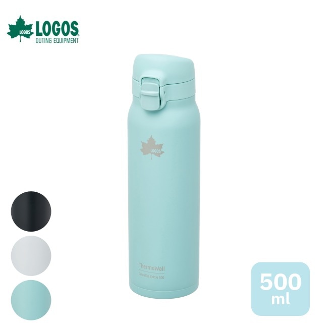 ロゴス LOGOS ThermoWall 真空断熱 ワンタッチボトル 500 サーモウォール