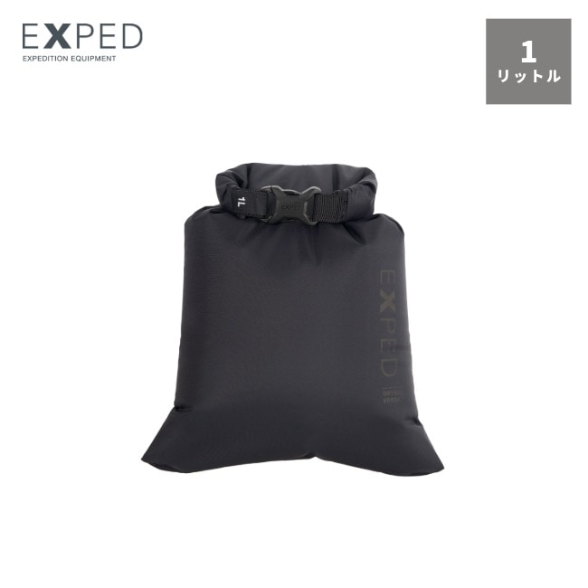 エクスペド EXPED ドライバッグ バーサブラック 1L Drybag Versa black 1L