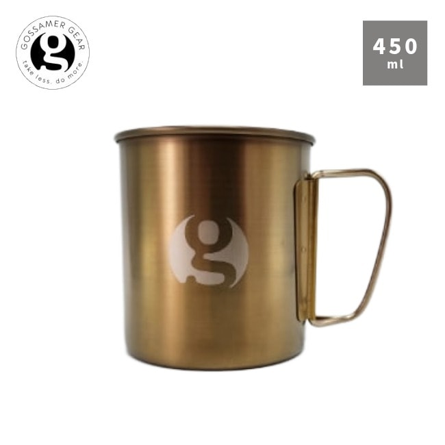 ゴッサマーギア GossamerGear チタンシングルマグゴールド 450 Titan Single Mug Gold 450ml