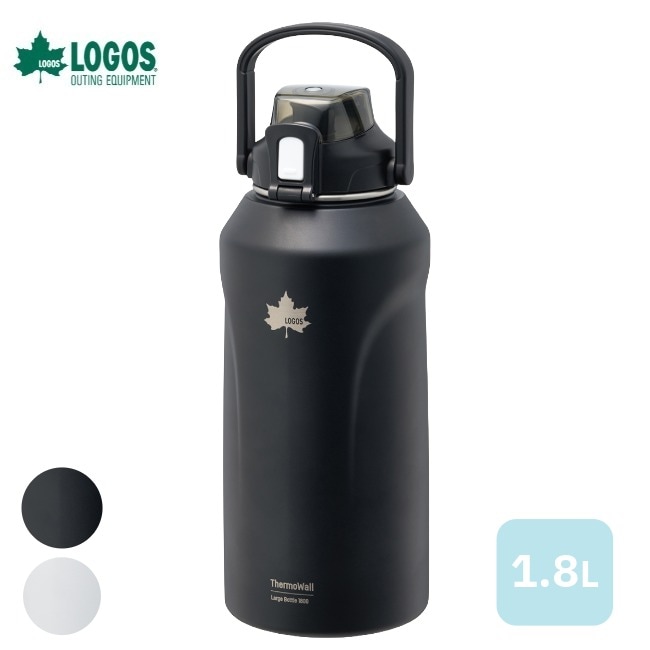 ロゴス LOGOS ThermoWall 真空断熱 ラージアイスドリンクボトル・撃飲1800