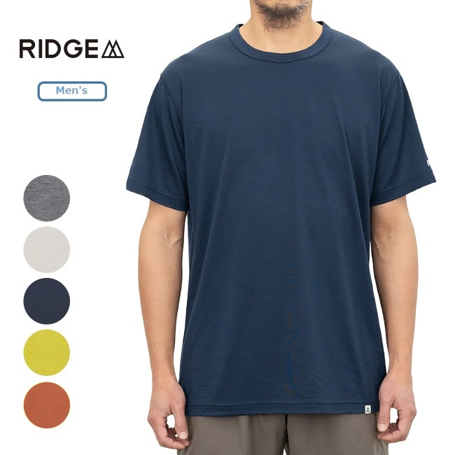 リッジマウンテンギア RIDGE MOUNTAIN GEAR メリノベーシックショートスリーブティー メンズ