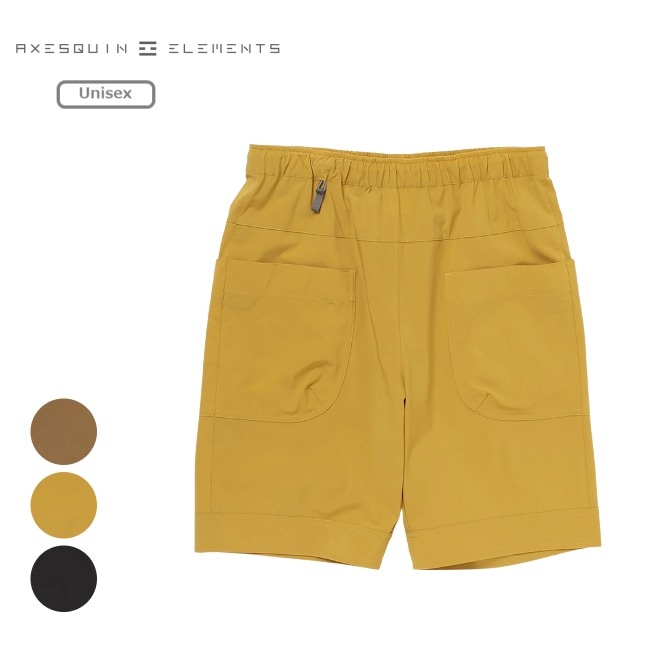 アクシーズクインエレメンツ AXESQUIN ELEMENTS ソフトシェルのショーツ ユニセックス