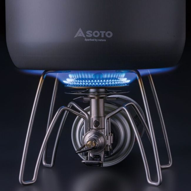 ソト SOTO レギュレーターストーブRange 3点セット ST-340 + ST-3401 + ST-7601 レギュレーターストーブRange + ミニマルワークトップ + パワーガス3本