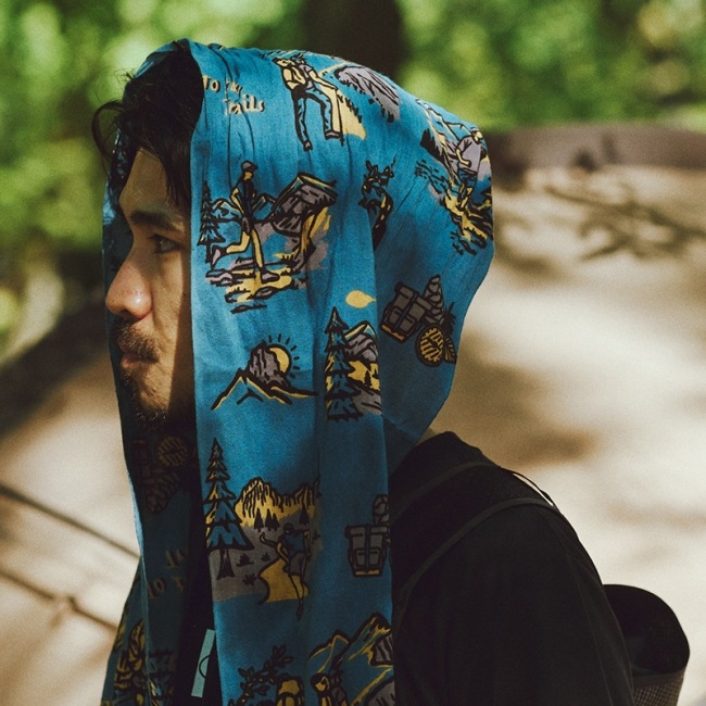 チャオラス CHAORAS スポーツてぬぐい To the trails