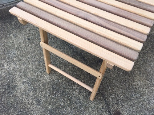 キャンプマニアプロダクツ　MINI TABLE サイズS walnut mix CAMP MANIA PRODUCTS キャンプマニアプロダクツ COMPACT ST TABLE (L