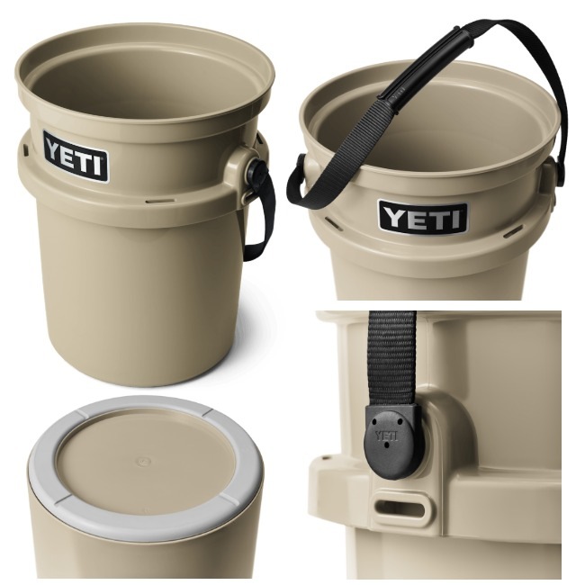 ◎◎YETI LOADOUT BUCKET ロードアウト 4点セット 5ガロン バケツ/フタ/バケット/ユーティリティベルト タン YETI LOADOUT BUCKET ロードアウト 4点セット 5ガロン バケツ