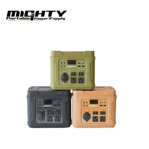 MIGHTYポータブル電源 LEDライト付Panasonic製リチウムイオン電池 マイティ MIGHTY ポータブル電源 | GLAGH グラフ