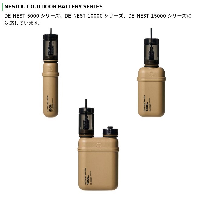 NESTOUT ネストアウト NESTOUT専用 充電防水キャップ CAP-１