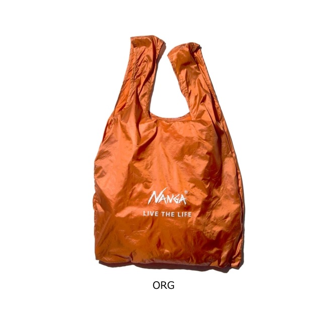 ナンガ NANGA ポケッタブルエコバッグ POCKETABLE ECO BAG(LIVE THE