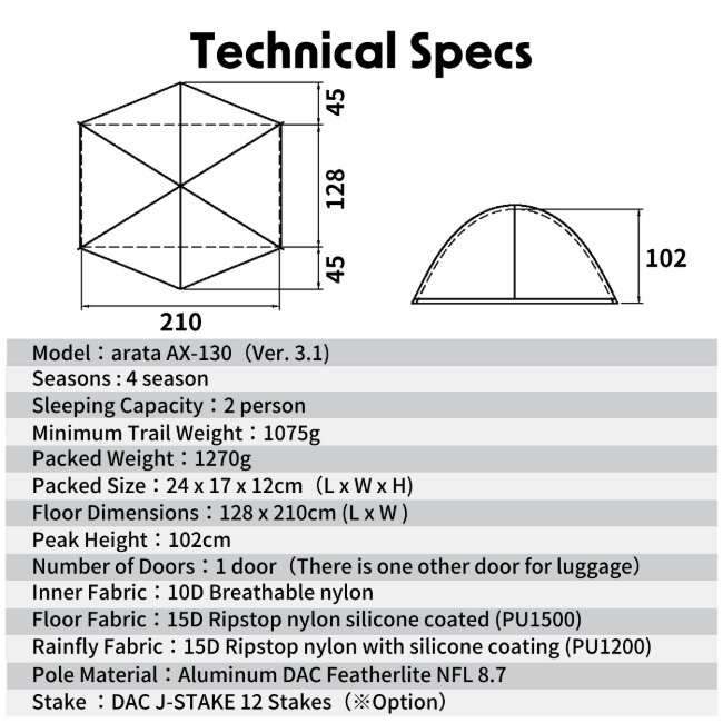 アラタ arata AX-130 Version3.1