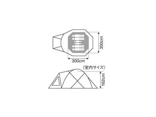 スノーピーク snow peak ランドブリーズ6 | GLAGH グラフ