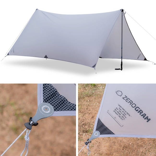 ゼログラム ZEROGRAM ナノタープ UL レクタ NANO Tarp UL RECTA