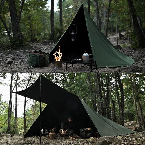 【新品未使用】asobito アソビト 焚き火軍幕 オリーブ アソビト asobito 焚き火軍幕 | GLAGH グラフ