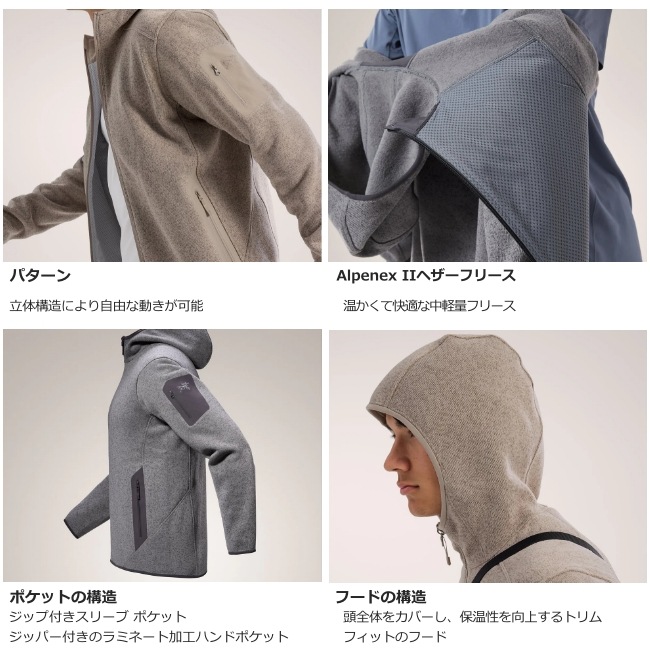 アークテリクス ARC'TERYX コバート フーディ メンズ Covert Hoody Mens 【一家族様1点限り】