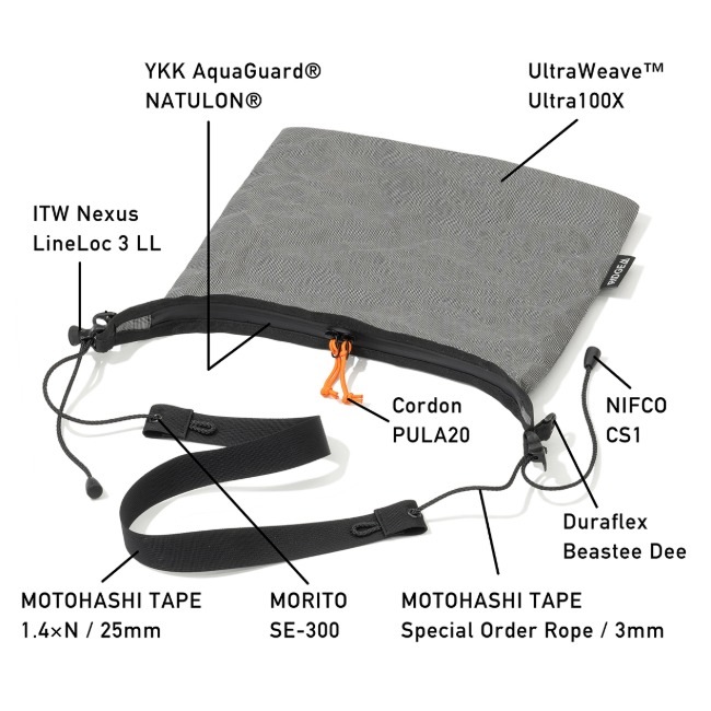 リッジマウンテンギア RIDGE MOUNTAIN GEAR サコッシュ ユニセックス Sacoche Unisex