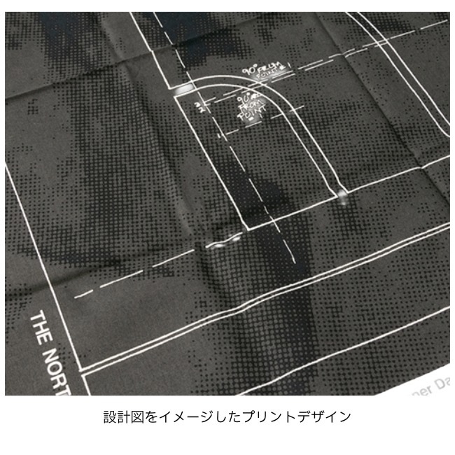 ザ・ノース・フェイス THE NORTH FACE ブループリントバンダナ Blue Print Bandana