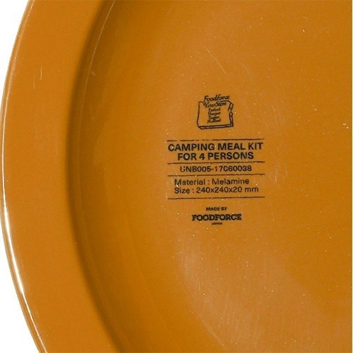アッソブ AS2OV プレート メラミン FOOD FORCE CAMPING MEAL PLATES
