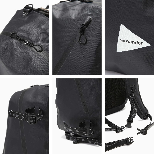 アンドワンダー and wander waterproof daypack