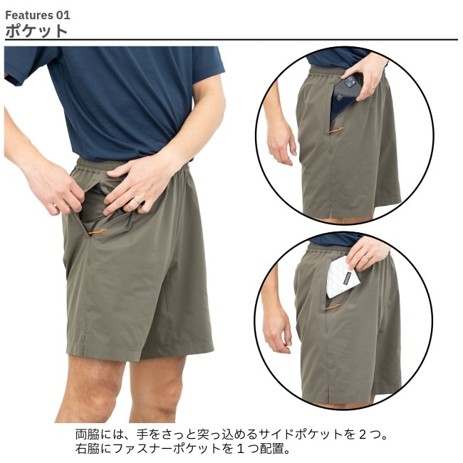 リッジマウンテンギア RIDGE MOUNTAIN GEAR アンワインドショーツ ユニセックス Unwind Shorts Unisex