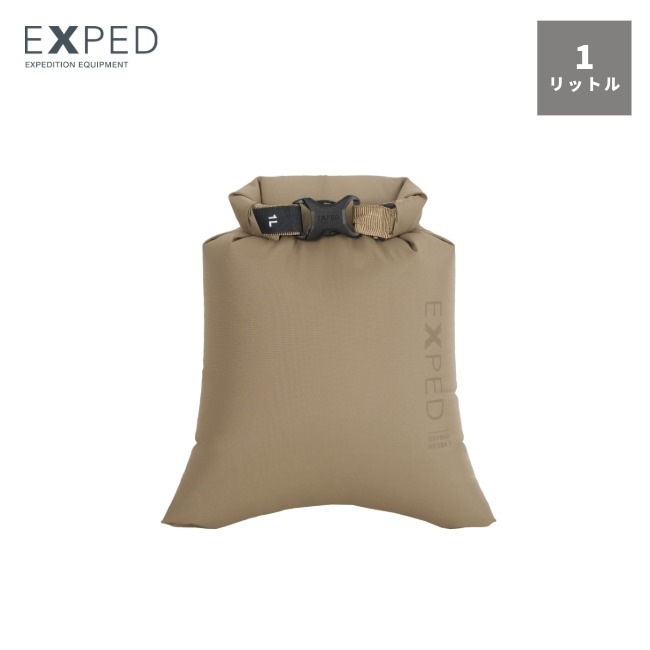 エクスペド EXPED ドライバッグ バーサオリーブ 1L Drybag Versa olive 1L