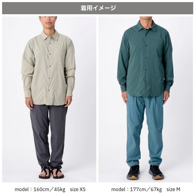 ティートンブロス Teton Bros. ジャーニーロングスリーブシャツ ユニセックス Journey L/S Shirt Unisex