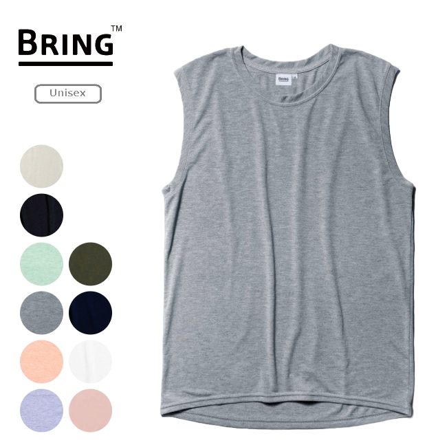 ブリング BRING ドライコットニー スリーブレスTシャツ DRYCOTTONY ユニセックス
