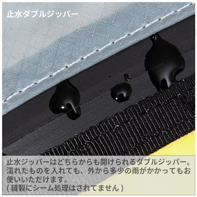 ゼログラム ZERO GRAM パッカブルSIL.ポーチ Sサイズ 2.2L PACKABLE