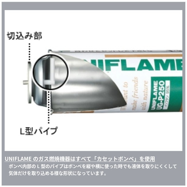 ユニフレーム UNIFLAME レギュラーガス 1本