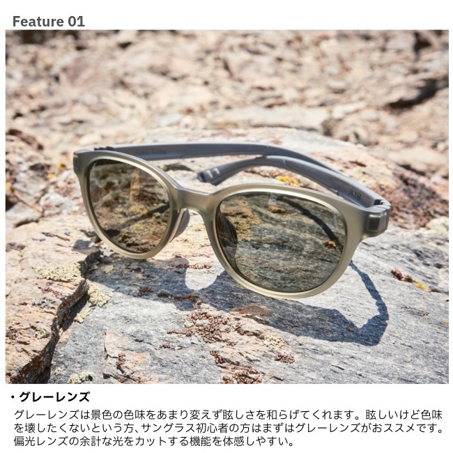 フロート float サングラス グレー フロート FLOAT ミルブレー マットグレー/グレー MILLBRAE MAT GRAY/GY