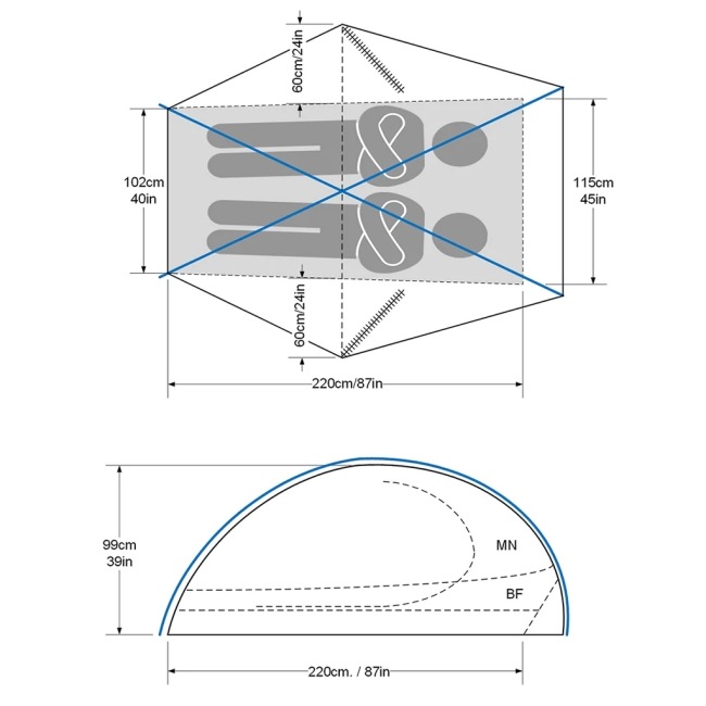 【新品未使用】ビッグスカイ・ミラージュ1.5Pテント(グリーン) 新品未使用】ビッグスカイ・ミラージュ1.5Pテント(グリーン
