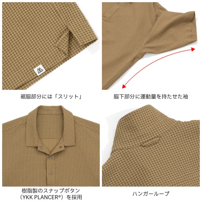 リッジマウンテンギア RIDGE MOUNTAIN GEAR コンフィプルオーバーショートスリーブシャツ メンズ Comfy Pullover Short Sleeve Shirt Ms