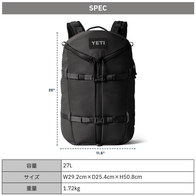 イエティ YETI ランチェロ 27L バックパック Ranchero 27L Backpack