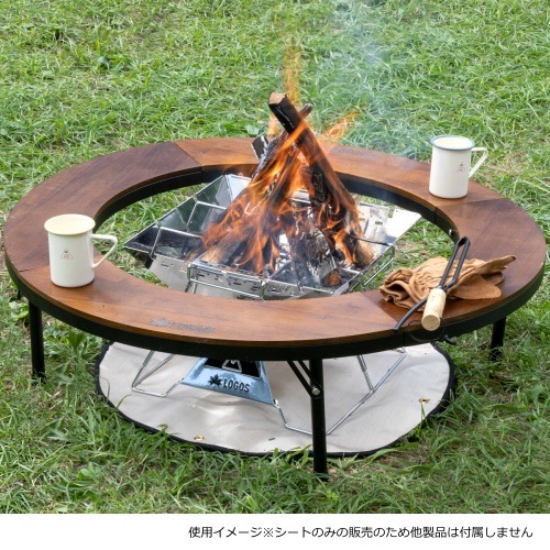 ロゴス | アイアンウッド囲炉裏サークルテーブルL|ギア|家具|テーブル 